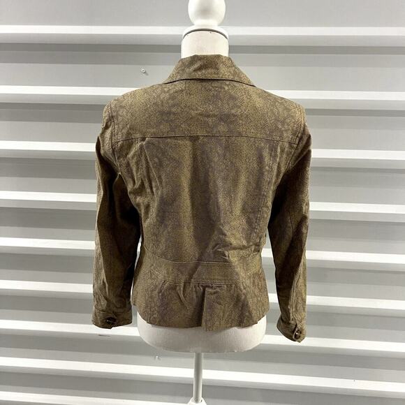 Worthington Snake Skin Print Blazer Size 12P (S) - Picture 6 of 7